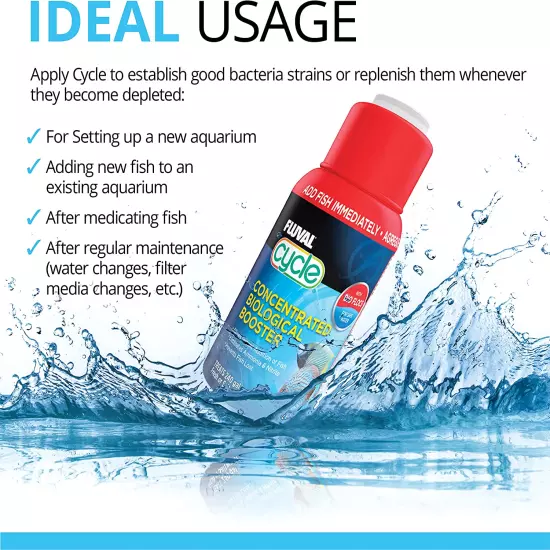 Cycle Biological Enhancer, Aquarium Water Treatment, 8.4 Oz., A8349