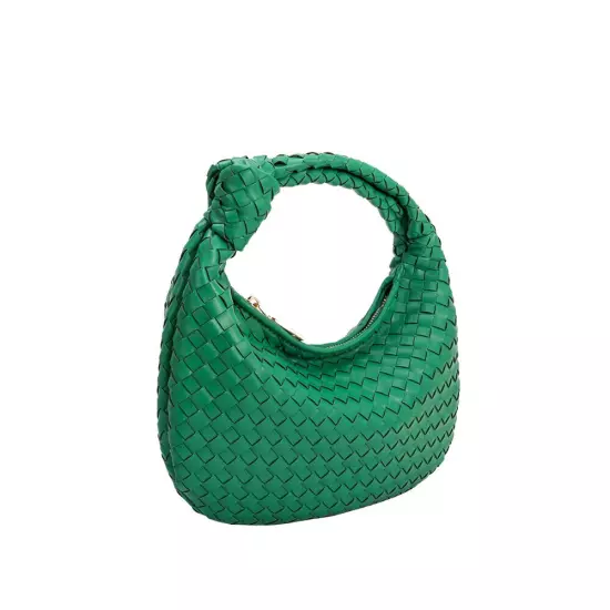 Melie Bianco Brigitte Satchel Mini Edition (Drew) Vegan Woven Knot Bag ANTHRO!