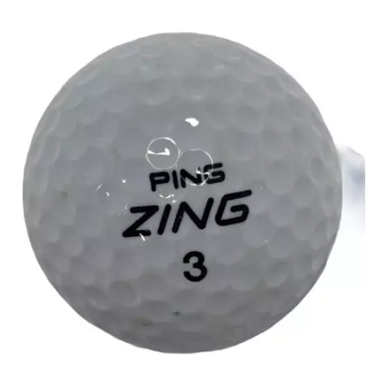 PING ZING 3 KARSTEN GOLF BALL FCA National Scrabble Promotion ADVERTISEMENT