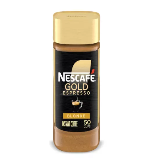 NESCAFÉ Gold Espresso Blonde, Instant Coffee, 3.5 oz