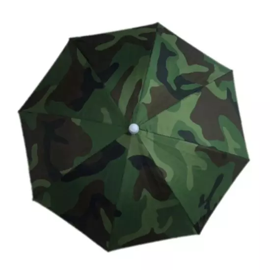 Foldable Outdoor Umbrella Hat Women Men Headwear Sun Cap Camping hiking umbrella