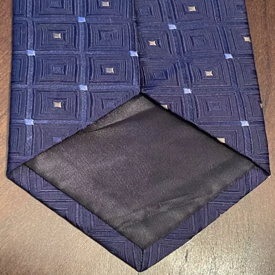 Michael Michael Kors Blue 100% Silk Men’s Neck Tie Made In China