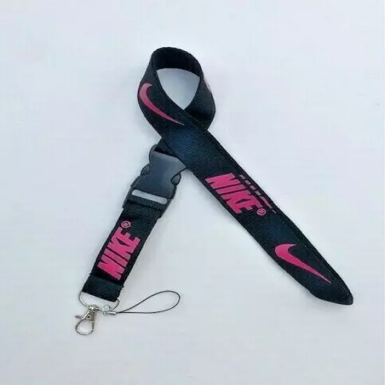 Nike Lanyard Detachable Keychain Badge ID Holder Phone Strap Multi Color