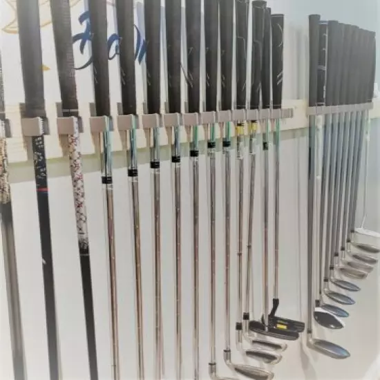  golf club wall holder 15 DIY set. golf club wall display. golf club wall mount