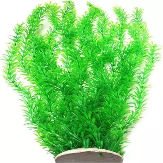 Green Tall Plastic Aquarium Plants, Large Aquarium Decor, Fish Tank Decorations,