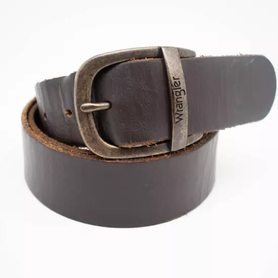 Wrangler Mens Brown Leather Belt BW20182 Size 38