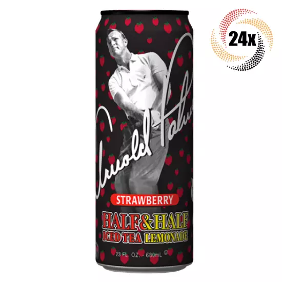 24x Cans Arizona Arnold Palmer Strawberry Half & Half Iced Tea Lemonade | 23oz