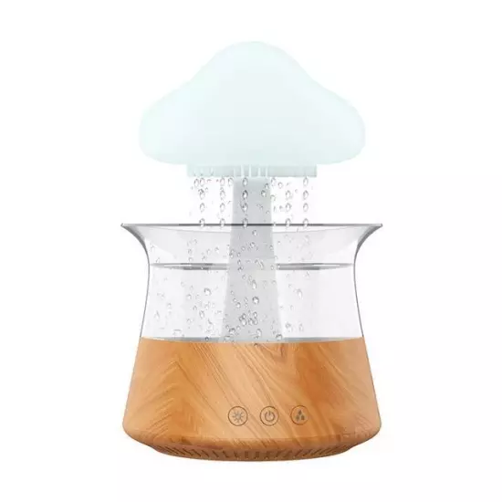 Humidification Colorful Lamp Relax Cloud Rain Diffuser Humidifier Raindrop