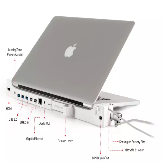 Landing Zone Dock Station LZ3013A Apple 13" MacBook Pro Retina A1425 & A1502