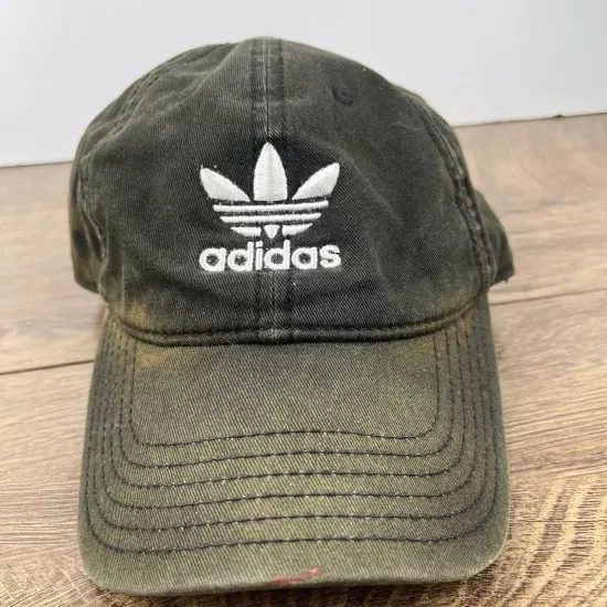 Adidas Black Hat Adidas Athletic Black Hat Adjustable Adult Size Hat Black Cap