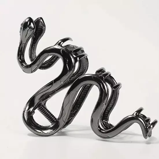 Metal Snake Hair Clip Claw Hair Accessory Snake Shape Shark Clip Fashion H7W3 щх