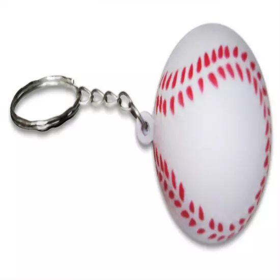 6 Pack Sports Ball Keychains for Kids Party Favors & School Carnival Prizes I...