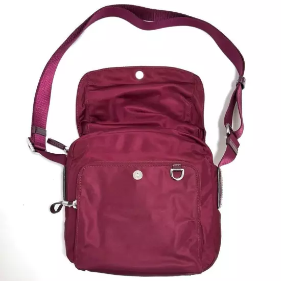 Tumi Shoulder Bag Messenger Purple Nylon