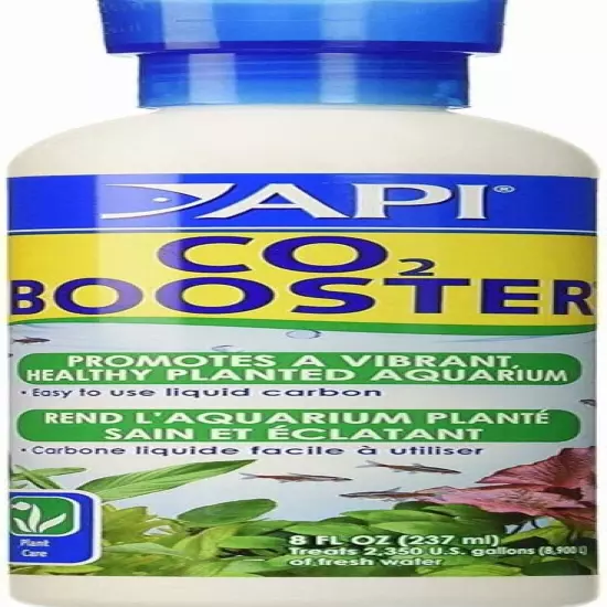 CO2 plant Booster, liquid carbon for planted aquarium 8 oz, API