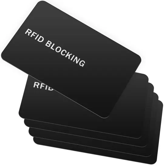 RFID Blocking Card Slim RFID Card Blocker NFC Contactless Card Wallet Protector