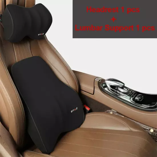 Car Pillow Lumbar Support Back Cushion Car Seat Neck Pillow Auto Pillow Cushion