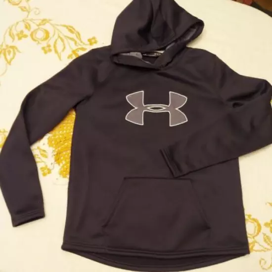 Black UNDER ARMOUR HOODIE Storm size m/m medium M loose style 1319398 Women's 