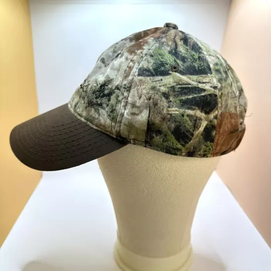 Cabelas Camo Hat Adjustable Camouflage Cap Embroidery On Side Hunting Fishing 