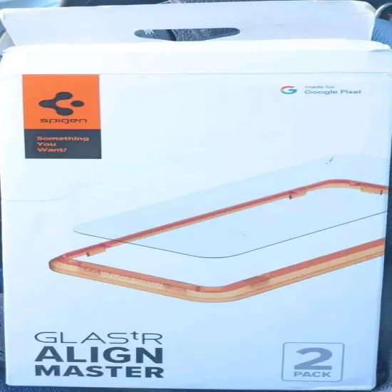 Pixel 7 Screen Protector | Spigen [ GlastR Alignmaster ] Shockproof 2 Pack