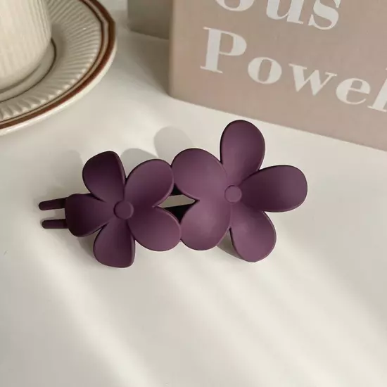 Women Girl Flower Large Duckbill Clip Hair Claw Clamp Ponytail Hairpin Barrettes