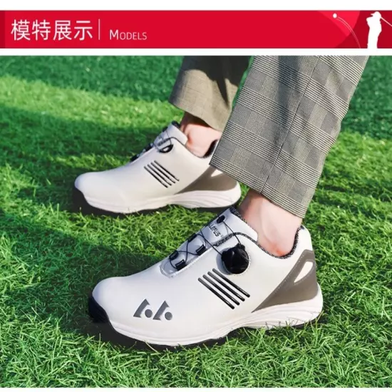 Waterproof Training Golf Shoes Men's Golf Walking Shoes Comfortable Sneakers