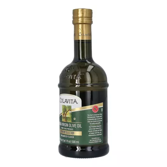 Premium Selection Extra Virgin Olive Oil 17Oz Glass Bottle