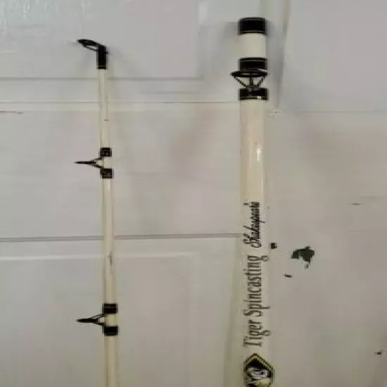 Vintage Shakespeare Tiger Spincasting Rod & Reel Combo 6'6" TSC662MH