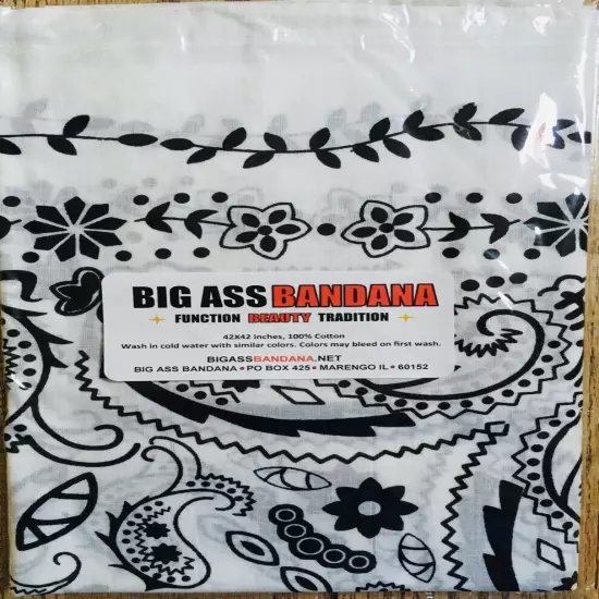 SUMMER SALE! BIG ASS BANDANA Giant Extra Large Texas Size Bandanas 42x42 inches!