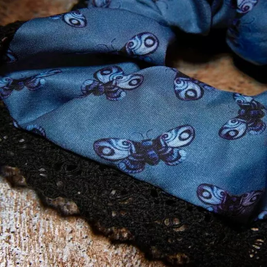 Corpse Bride 3pcs Butterfly Print Hair Scrunchies For Daily Wear