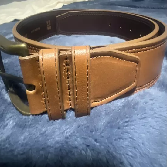 Allen Edmonds Ace Ave Belt Tan 34 M NWT Retail $115