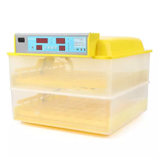 112 Eggs Automatic Incubator Chicken Poultry Hatcher Digital Temperature Control