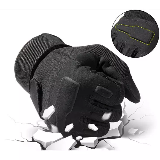 Tactical Full Finger Gloves Army Military Hunting Combat Shooting for Men Women