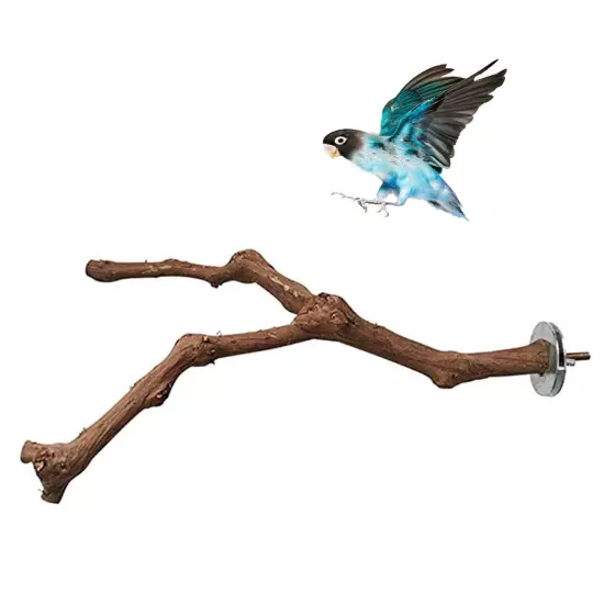 PINVNBY Parrot Perches Natural Birds Stand Wild Grape Stick Grinding Paw Clim...