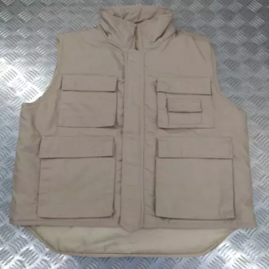 Hunters Action Vest Desert Sand / Beige Tactical Fishing Body Warmer All Sizes