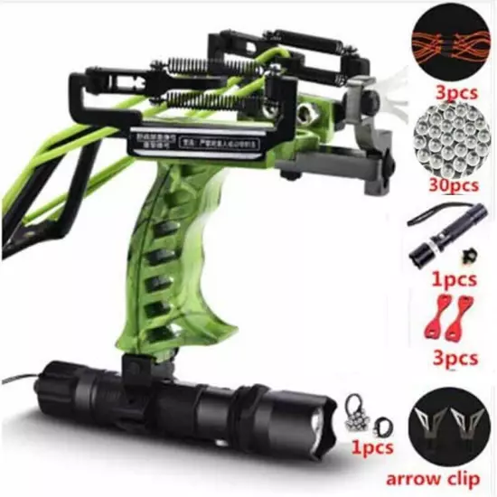 Laser Slingshot Hunting Fishing Bow Powerful Slingshot for Shooting Crossbow Bow