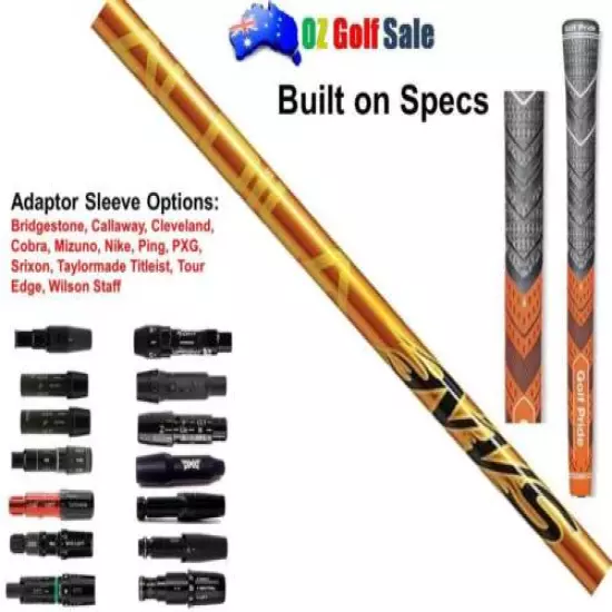 Aldila NVS Hybrid Shaft 85 R,S,X + Adaptor +Grip - Built To Spec for Rescue Club