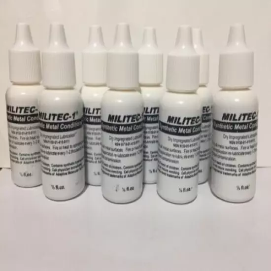 "MILITEC-1" | SYNTHETIC LUBRICANT | 8 Pack (1/2 fl oz each bottle)