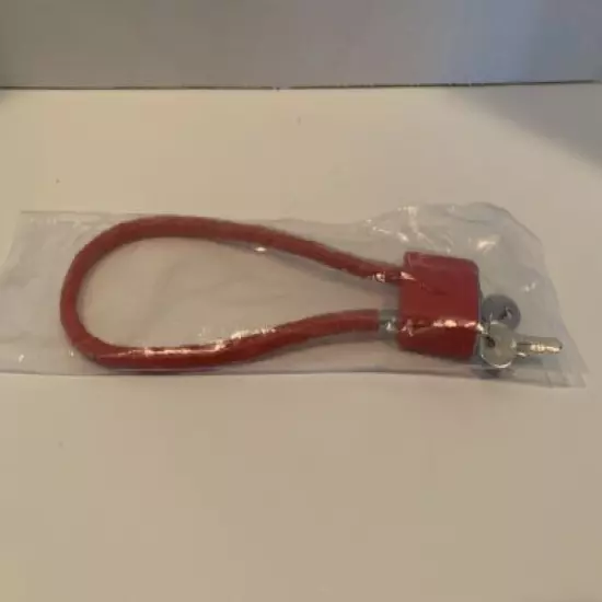 Brand New Cable Gun Lock 15" Pistol Rifle Shotgun Safety Device (Red)