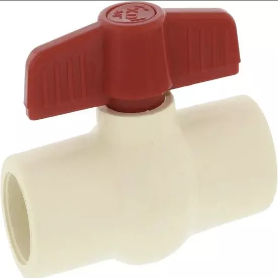 Aqua Plumb 3/4" CPVC Slip Ball Valve . Part # 8702 (10Pack)