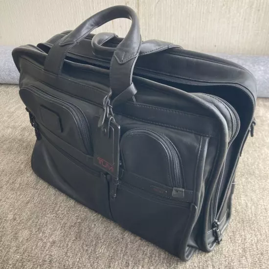 Tumi Business Bag Alpha 96114Dh Black All Leather