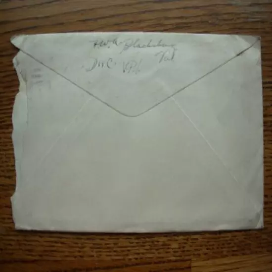  PHILIP GOODWIN DUPONT ENVELOPE COVER 1920 VERY RARE VINTAGE