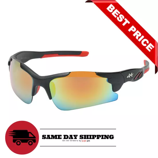 3 Pair Sport Sunglasses Mens Sport Running Fishing Golfing Driving Glasses