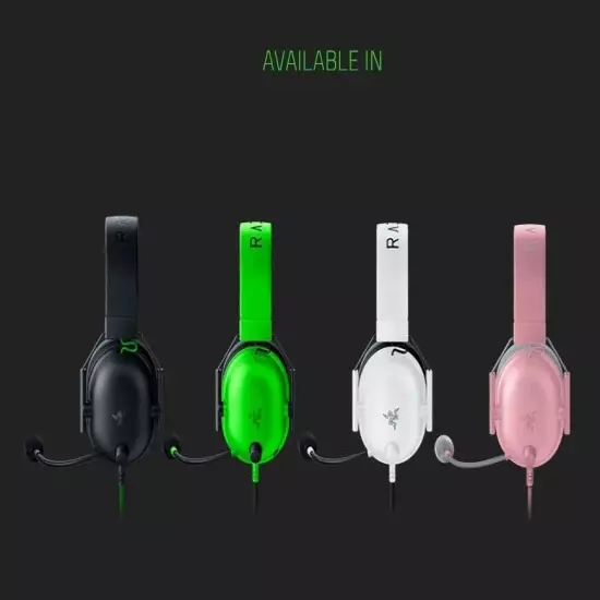 Razer BlackShark V2 X Headphone Wired Gaming Headset: 7.1 Surround Sound- Game