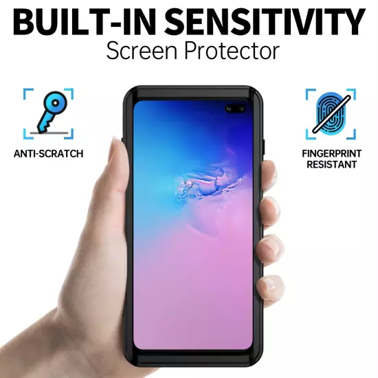 For Samsung Galaxy S10 Plus Waterproof Case Shockproof Built in Screen Protector