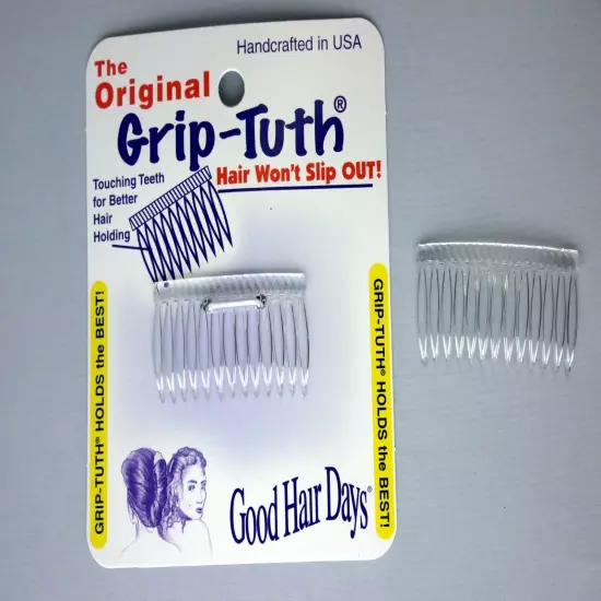 The Original Grip-Tuth® Good Hair Days Tuck Side Combs Made in USA Mix&Match