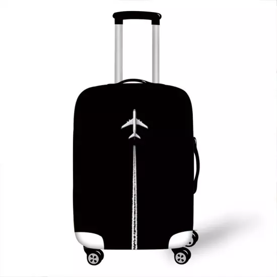 Elastic Printed Airplane Luggage Suitcase Cover Protector Anti Scratch Bags