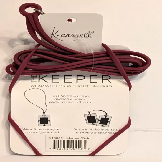 The Keeper Cell Phone Lanyard - Maroon Color