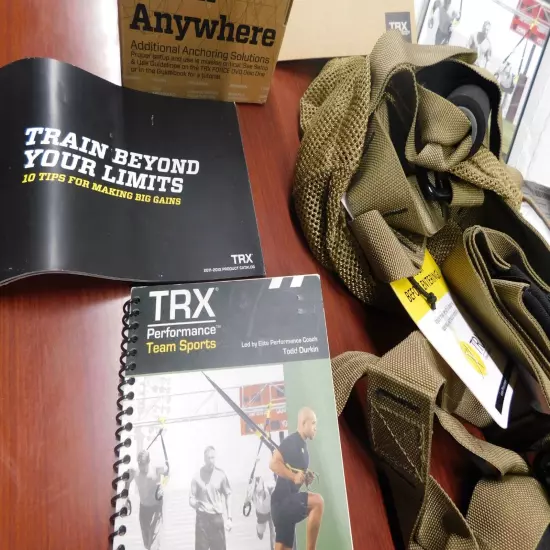 TRX Force Kit Tactical Military Athletes Workout Suspension Trainer W/DVD & Mesh