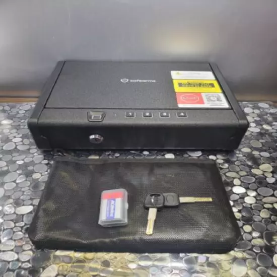 Biometric Gun Safe fits 2 Pistols quick Access Handgun Fingerprint NEW NO BOX