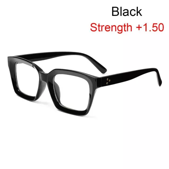 Square Oversized Reading Glasses Presbyopia Eyeglasses Large Frame